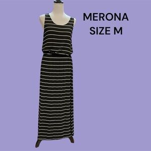 MERONA MAXI SUNDRESS SIZE MEDIUM GENTLY WORN